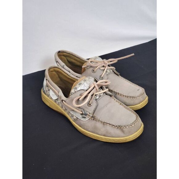 Sperry Top Sider  Loafers 9244252 Size 8, Boho Retro Casual Dress Leather ECU - Picture 3 of 13